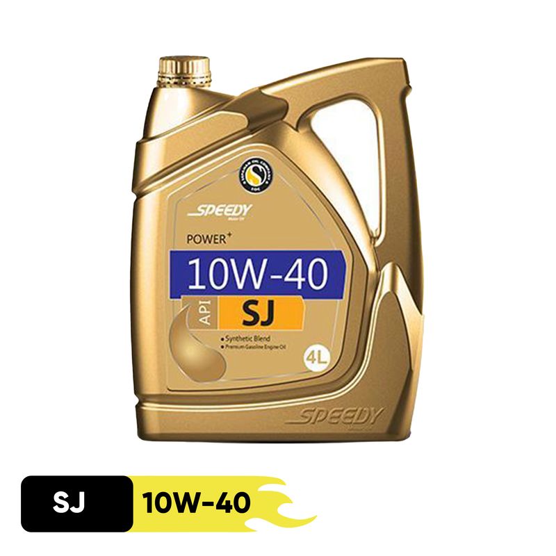 روغن موتور اسپیدی مدل پاور پلاس 10w40 sj حجم 4 لیتر